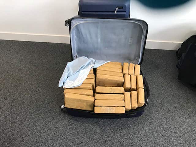 Drug seizure Farnborough Airport