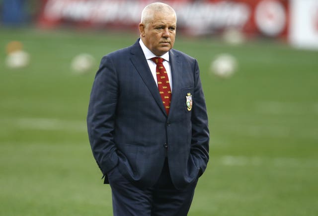 Warren Gatland says he is proud of his Lions