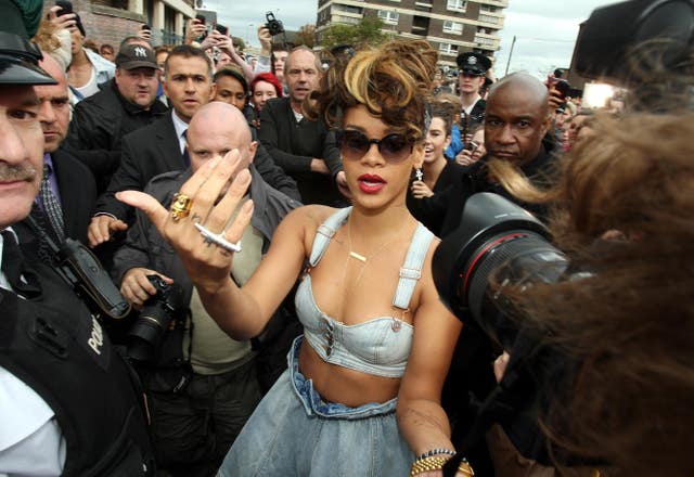 Rihanna in Belfast