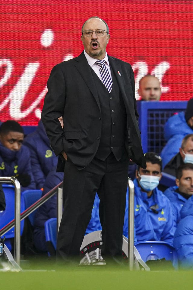 Everton manager Rafael Benitez