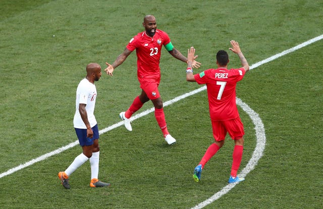 Felipe Baloy registered Panama's first goal at a World Cup finals with his strike against England (Tim Goode/PA).