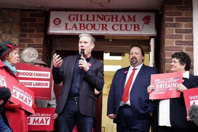 Keir Starmer visit to Gillingham