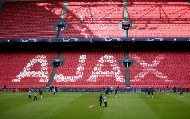 Tottenham Hotspur Training and Press Conference – Ajax Stadium