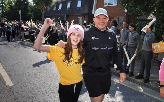 Rory Best fundraising walk