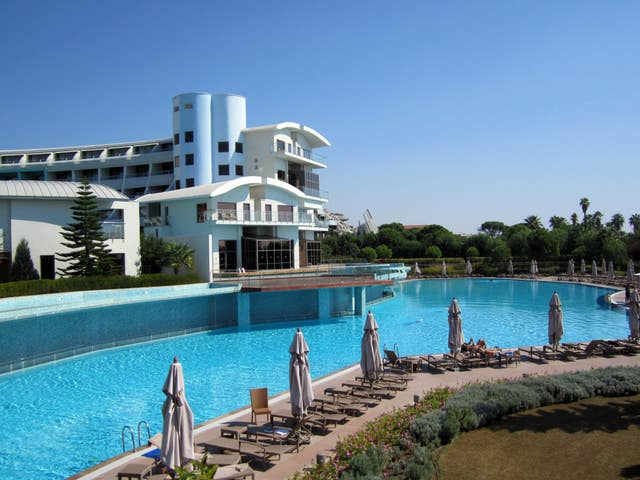 A hotel in Antalya, Turkey