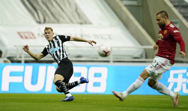 Luke Shaw''s own goal gave Newcastle the early lead