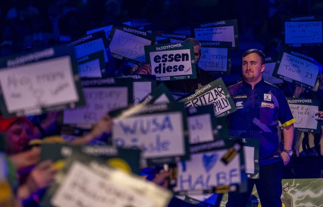 Littler had the Alexandra Palace crowd on his side