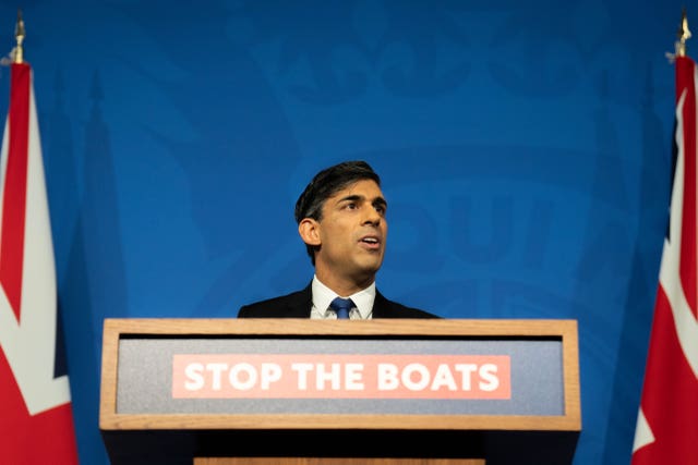 Rishi Sunak press conference