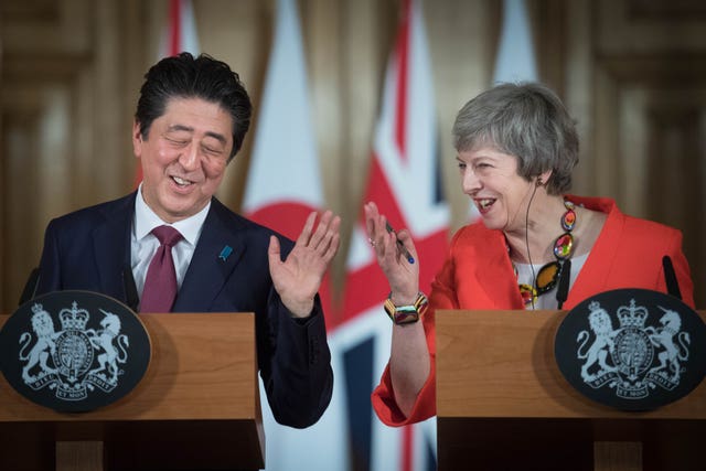 Shinzo Abe visit to UK