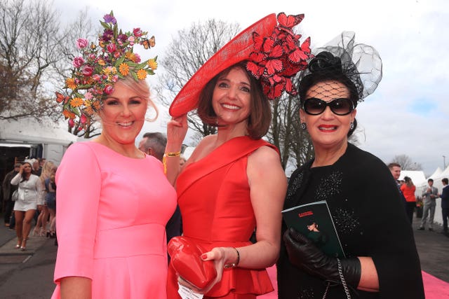 Racegoers wore their finest for the famously glamorous event