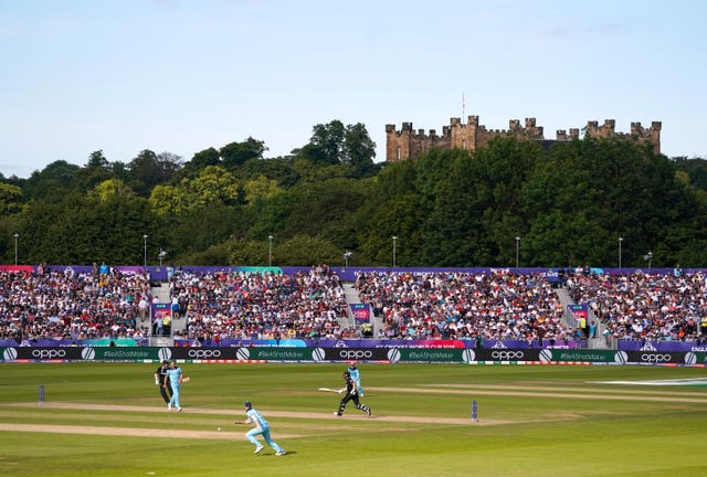 A packed house enjoying the action at Chester-le-Street
