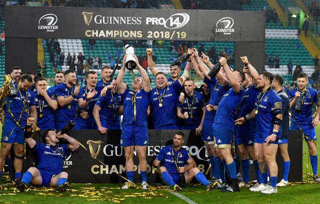 Leinster celebrate