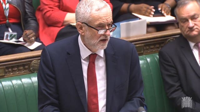 Corbyn out