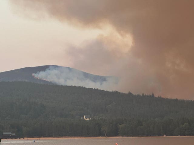 Scottish wildfire