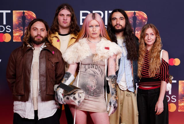 Wet Leg attending the Brit Awards 2026 in Manchester