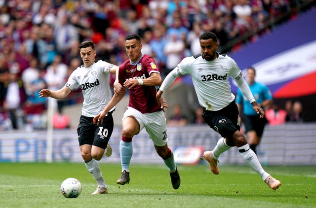El Ghazi played a key role for Villa in the play-off final 