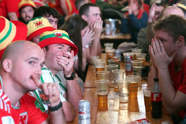 Fans watch England v Wales – FIFA World Cup 2022