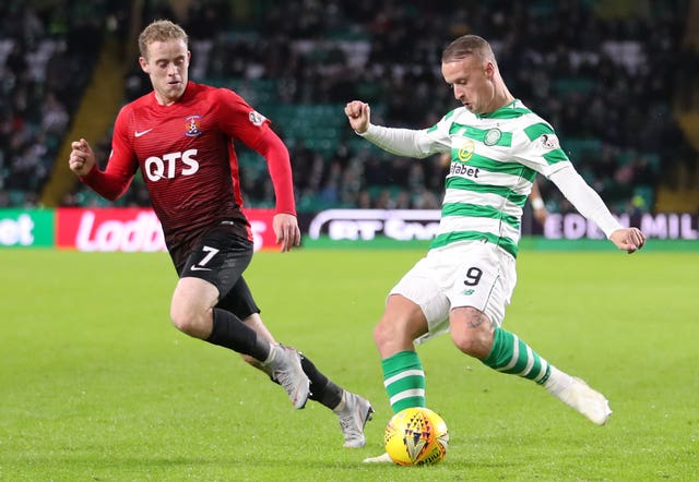 Griffiths came off the bench against Kilmarnock at the weekend (Jane Barlow/PA).