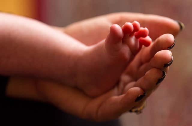 Baby feet.