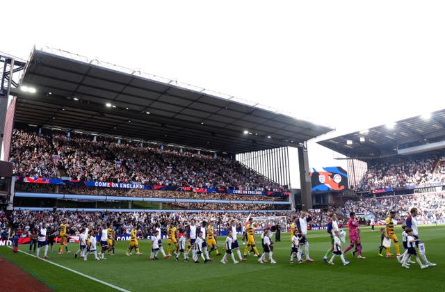 England played Andorra at Villa Park last month