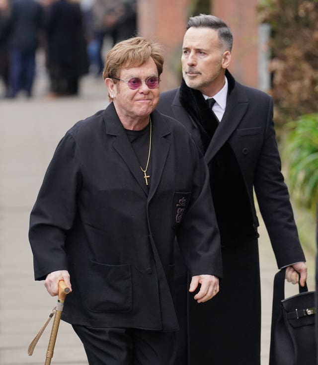 Sir Elton John and his husband David Furnish