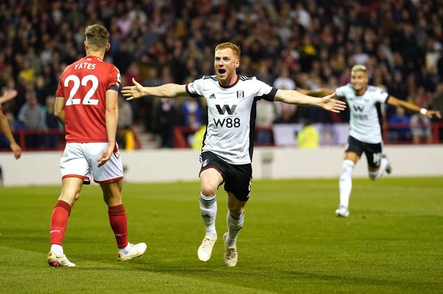 Harrison Reed scored his first Fulham goal on Friday night (Tim Goode/PA)