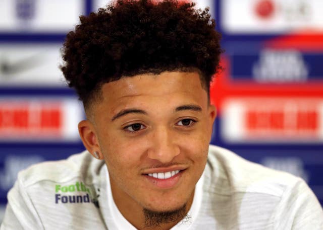 Borussia Dortmund's Jadon Sancho will be pushing to make his senior England debut.