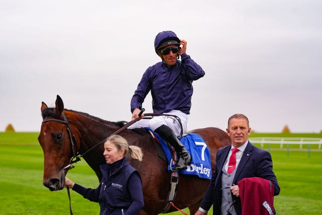 Pierre Bonnard and Christophe Soumillon at Newmarket