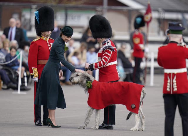 Royal Irish Guards visit