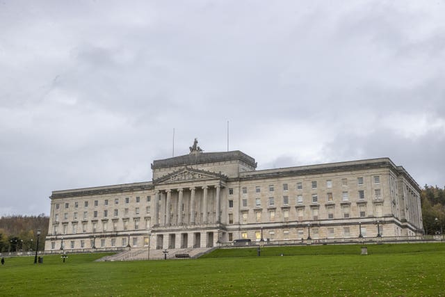 Parliament Buildings at Stormont Estate in Northern Ireland