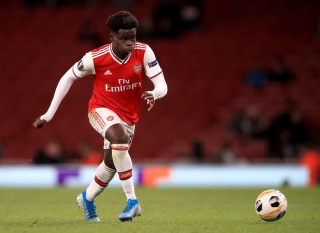 Bukayo Saka had a hand in both goals for Arsenal