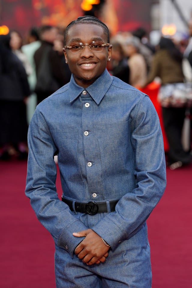 Miles Caton at the European premiere of Sinners in London