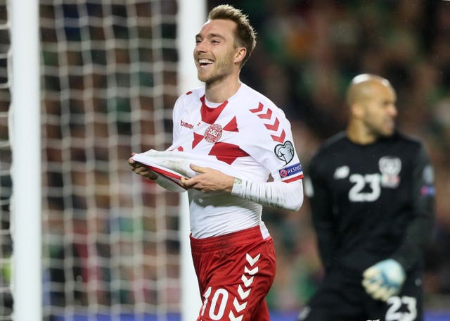 Christian Eriksen's hat-trick in Dublin helped Denmark book their place at the World Cup finals.