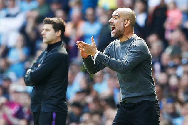 Mauricio Pochettino (left) and Pep Guardiola