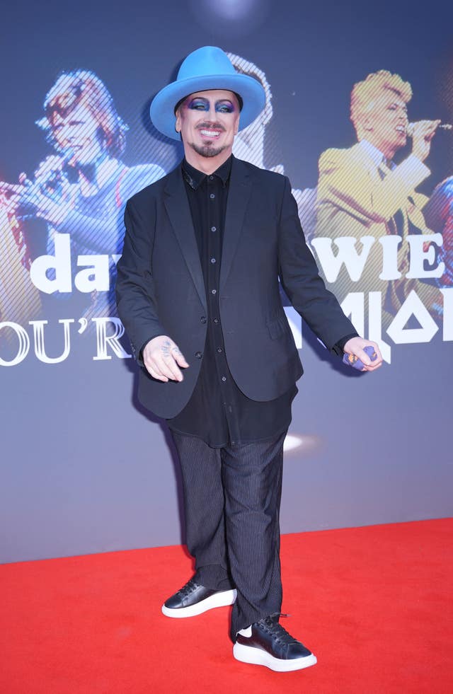 Boy George at the David Bowie: You’re Not Alone event