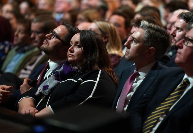 Ukraine president Volodymyr Zelensky addresses Irish students