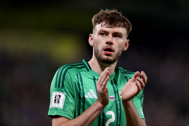 Northern Ireland defender Conor Bradley