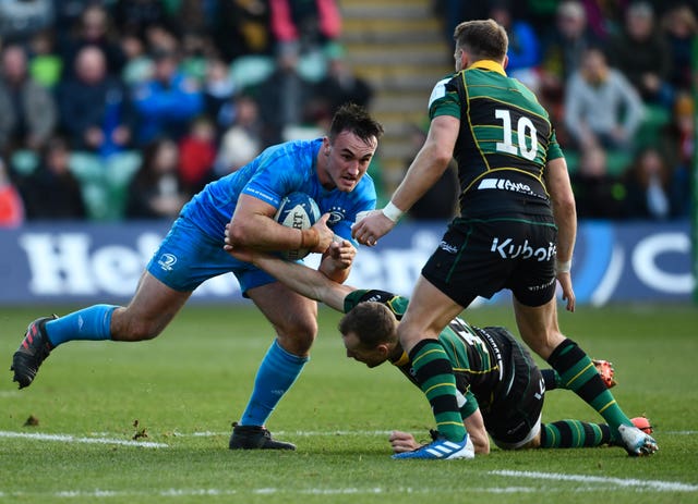 Hooker Ronan Kelleher, left, has overcome a thigh injury to make his first start for Ireland