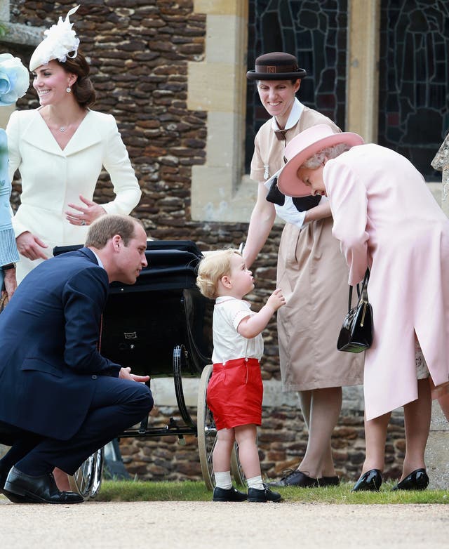 Maria Teresa Turrion Borrallo in uniform at Princess Charlotte's christening (Chris Jackson/PA)