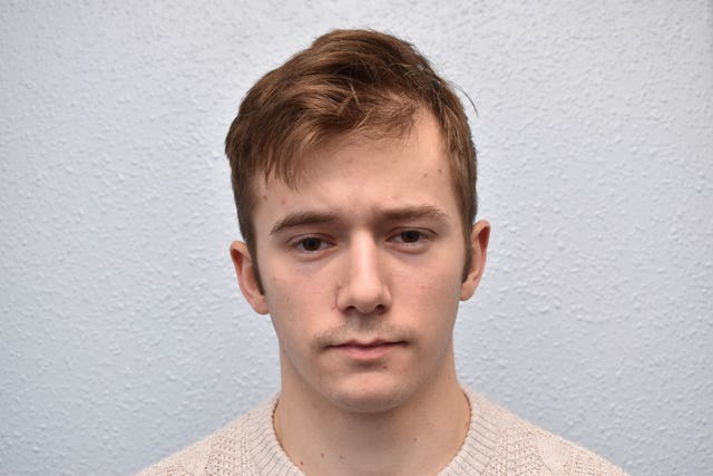 A custody photo of Ben Hannam.