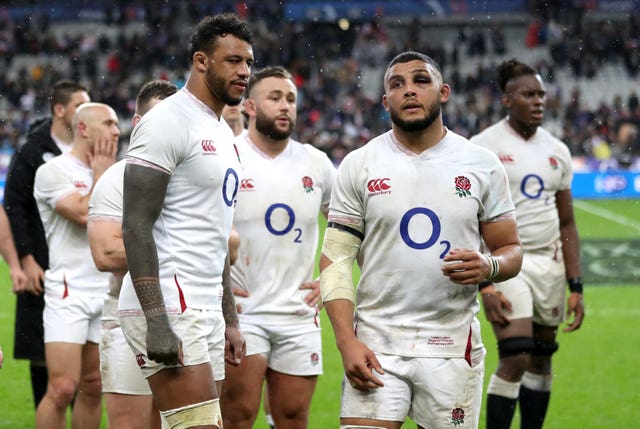 England's Courtney Lawes, left, and Lewis Ludlam are also out