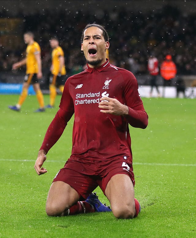 Virgil Van Dijk has scored only two goals since joining Liverpool (Nick Potts/PA).