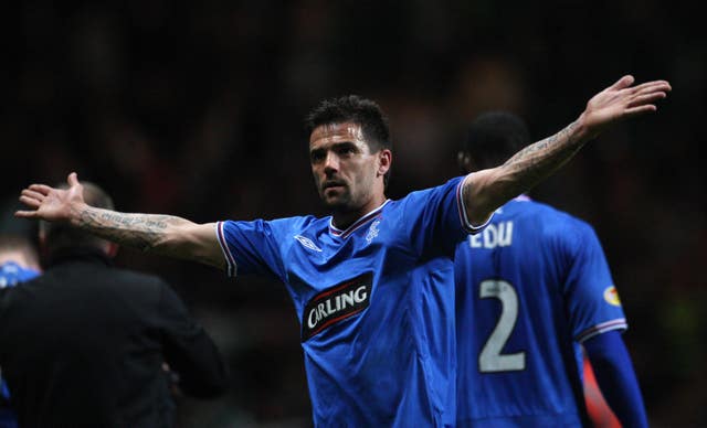 Nacho Novo scored the only goal of the game which proved decisive for Rangers (PA Images/Lynne Cameron)