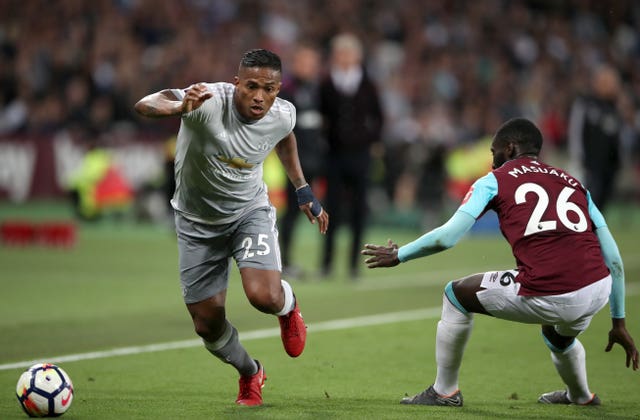 Antonio Valencia, left, has made only one league appearance in 2019