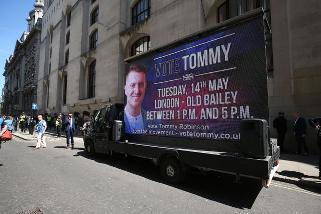 Tommy Robinson court case