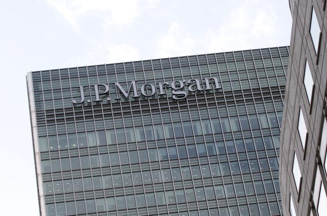 The European headquarters of JP Morgan bank in London's Canary Wharf 