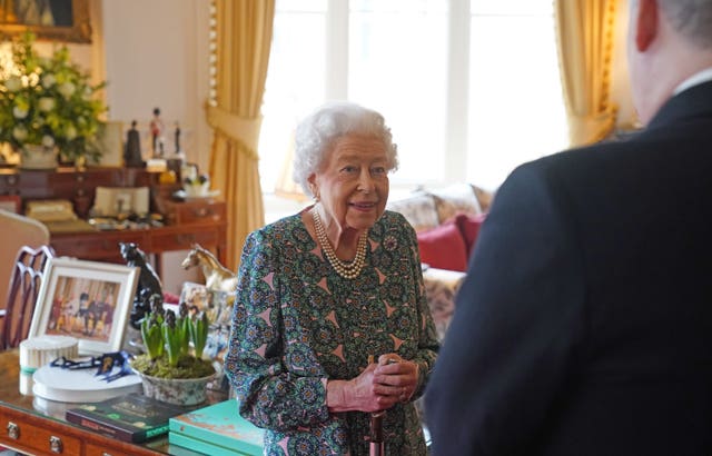 Audience at Windsor Castle