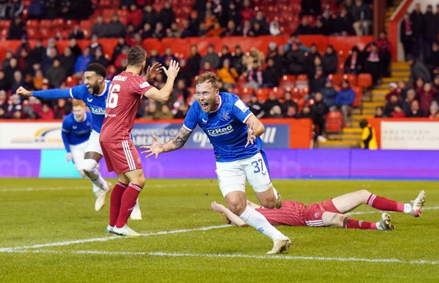 Aberdeen v Rangers – cinch Premiership – Pittodrie Stadium