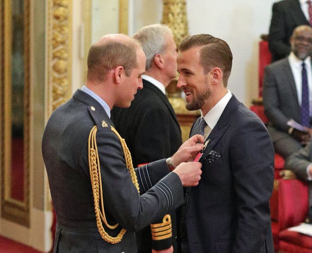 Harry Kane receives MBE