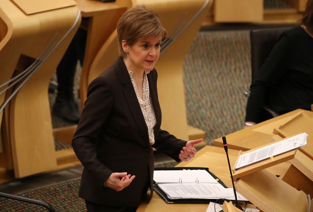First Minister Nicola Sturgeon announces that Scotland will be placed in lockdown from midnight